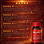 MegaRed Omega 3s® – Impulsa tu testosterona y energía natural con Aceite de Krill de alta pureza.