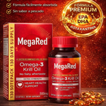 MegaRed Omega 3s® – Impulsa tu testosterona y energía natural con Aceite de Krill de alta pureza.