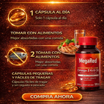 MegaRed Omega 3s® – Impulsa tu testosterona y energía natural con Aceite de Krill de alta pureza.